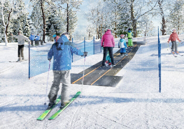 北海道ボールパークFビレッジの『F VILLAGE Snow Park』-スノーエスカレーターで快適に移動