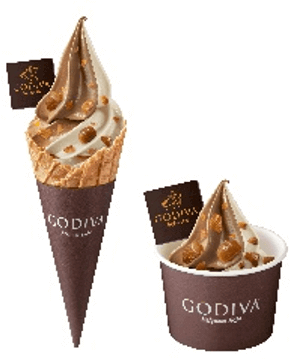 ゴディバの『つぶつぶマロン ソフトクリーム ミックスチョコレート』