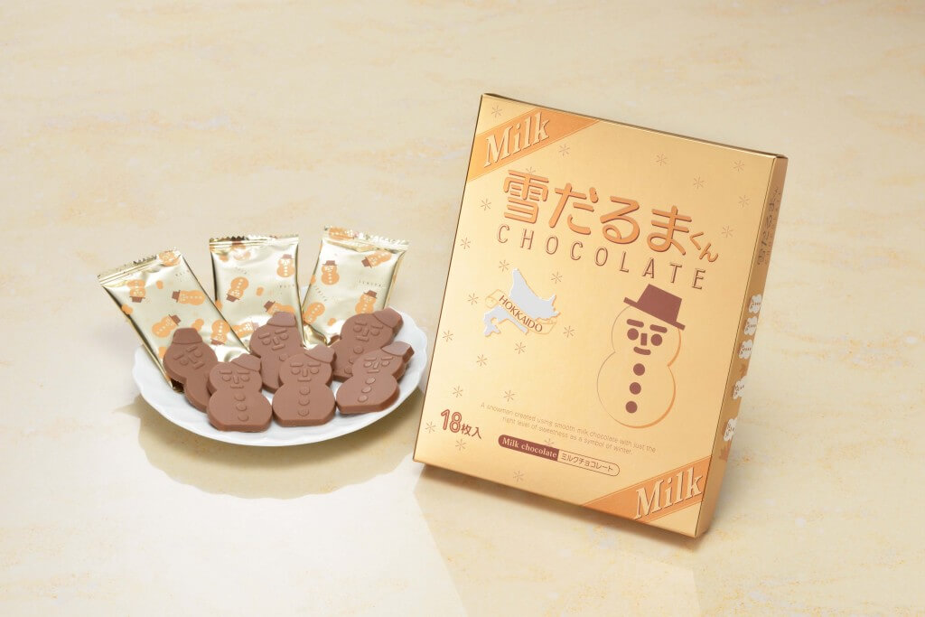 石屋製菓株式会社の『雪だるまくんチョコレート<ミルク>』