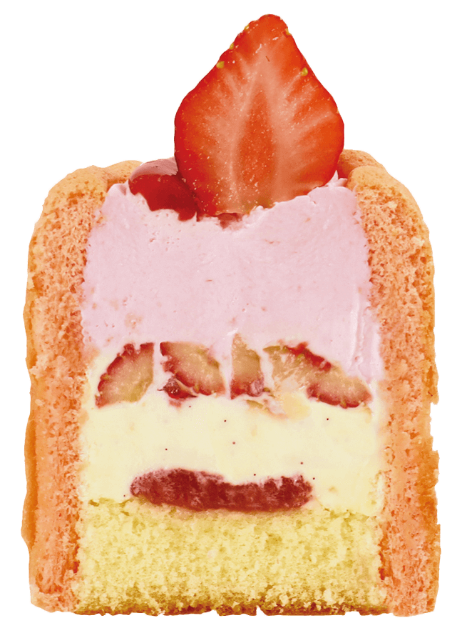 不二家洋菓子店の『苺のフラワーケーキ』