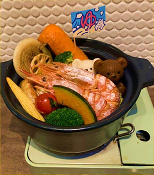 くまちゃん温泉 札幌本館の『スープカレーの湯』-海老