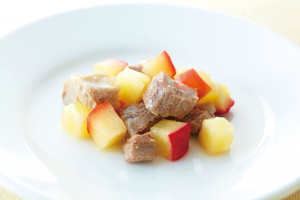 Italian Kitchen VANSANの『ワンちゃん用メニュー』-りんごと豚肉の柔らか煮