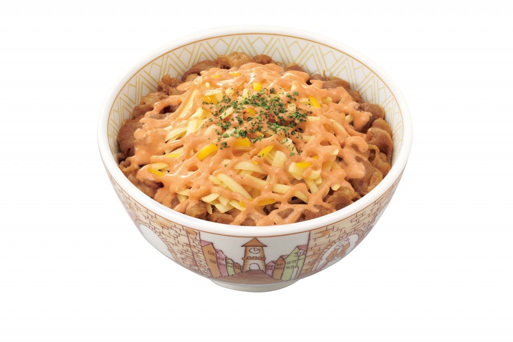 すき家の『明太マヨチーズ牛丼』