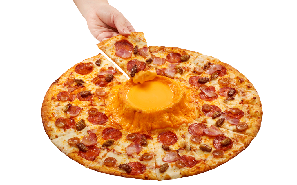 ドミノ・ピザの『チーズボルケーノ™　ギガ・ミート』