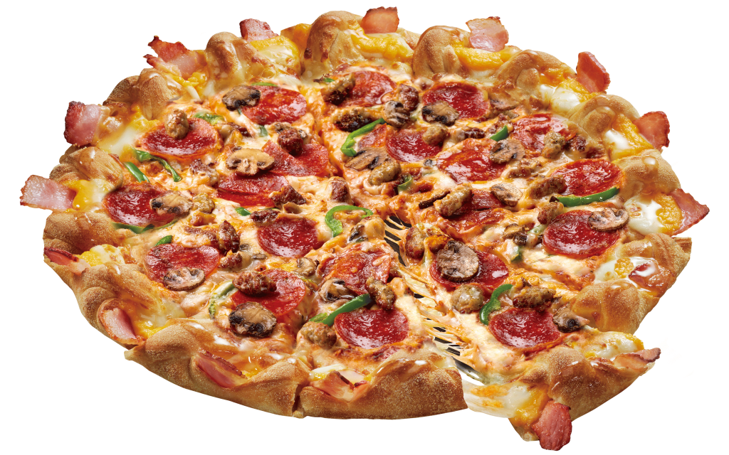 ドミノ・ピザの『チェダーベーコンツイスト　ドミノ・デラックス』