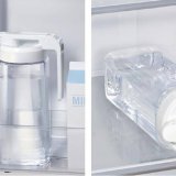ニトリにてフタとパッキンが一体型で洗いやすいと大人気な『お手入れラクラク冷水筒』がより開閉しやすくリニューアル！