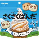塩が引き立つ、止まらない美味しさ『さくさくぱんだ 塩キャラメルソフト』が5月28日(火)より発売！