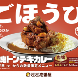 カレーハウスCoCo壱番屋にて約2週間で完売店舗が続出した「肉塊」シリーズの第2弾『肉塊トンテキカレー』が5月17日(金)より発売！