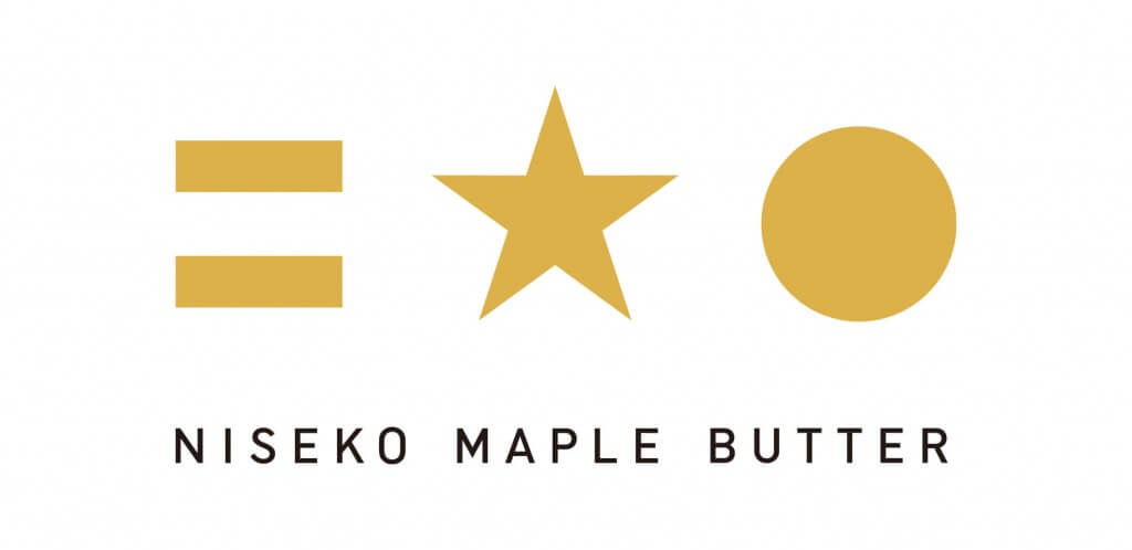 ニセコメイプルバターのロゴ
