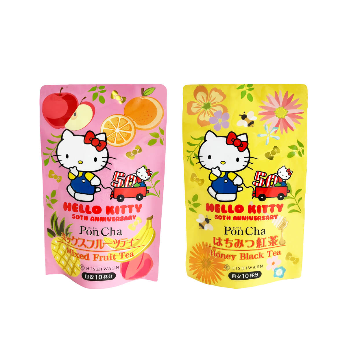 『Hello Kitty 50th Anniversary Market』-【マーケット限定】菱和園　ポンチャ フルーツティー/はちみつ紅茶