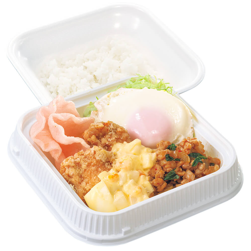 からやまの『タルタルガパオ盛り弁当』