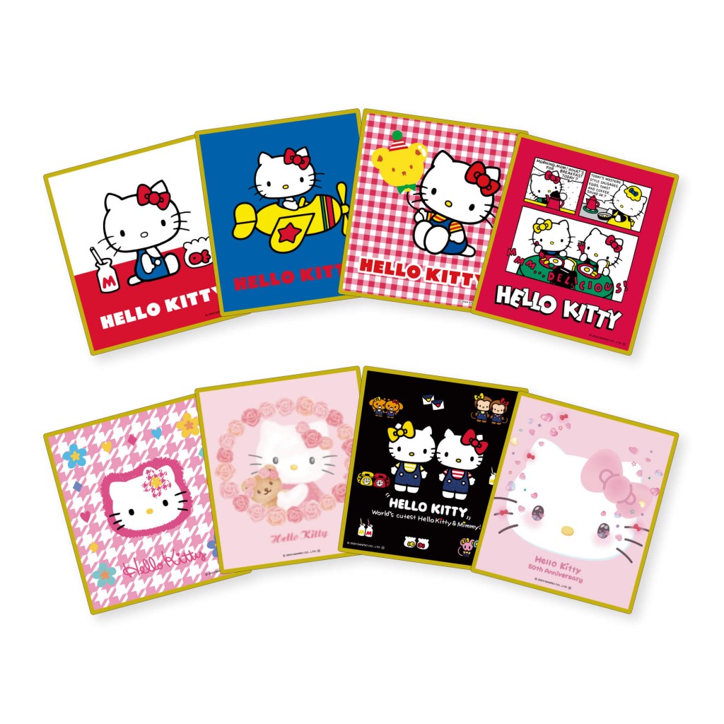 『Hello Kitty 50th Anniversary Market』-【マーケット限定】クリアミニ色紙