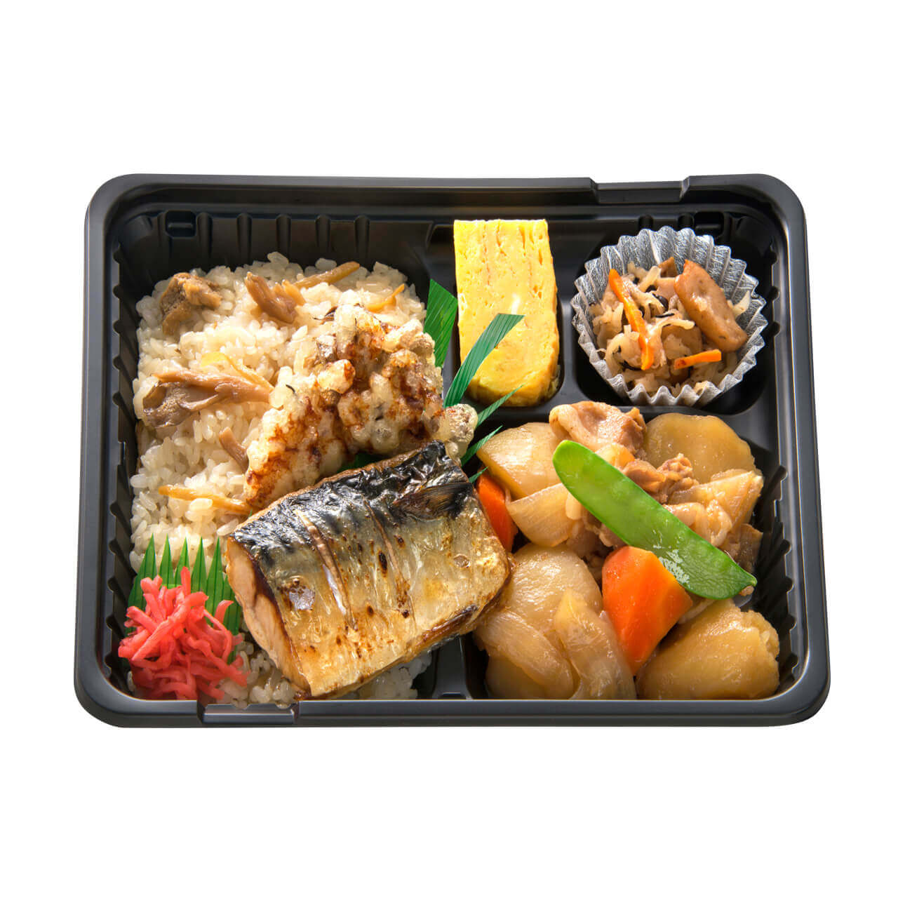 ベントスの『舞茸生姜ごはん弁当（サバ塩）』