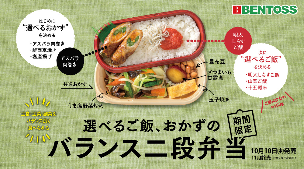 ベントスの『バランス二段弁当』