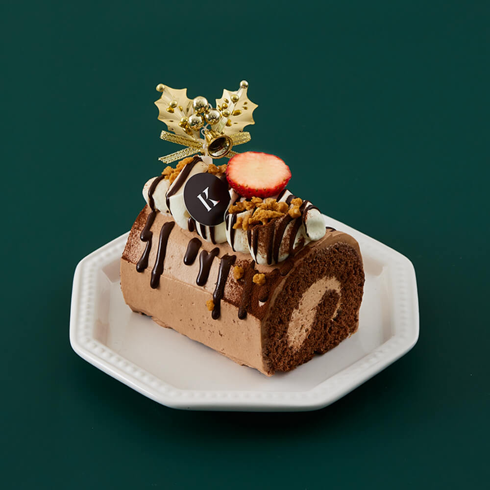 きのとやのクリスマスケーキ2024-クリスマスブッシュドノエル