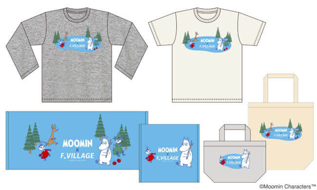 ムーミン×北海道ボールパークFビレッジ『MOOMIN WINTER LAND(ムーミン ウィンターランド)』-MOOMIN×F VILLAGE ロゴの限定グッズ