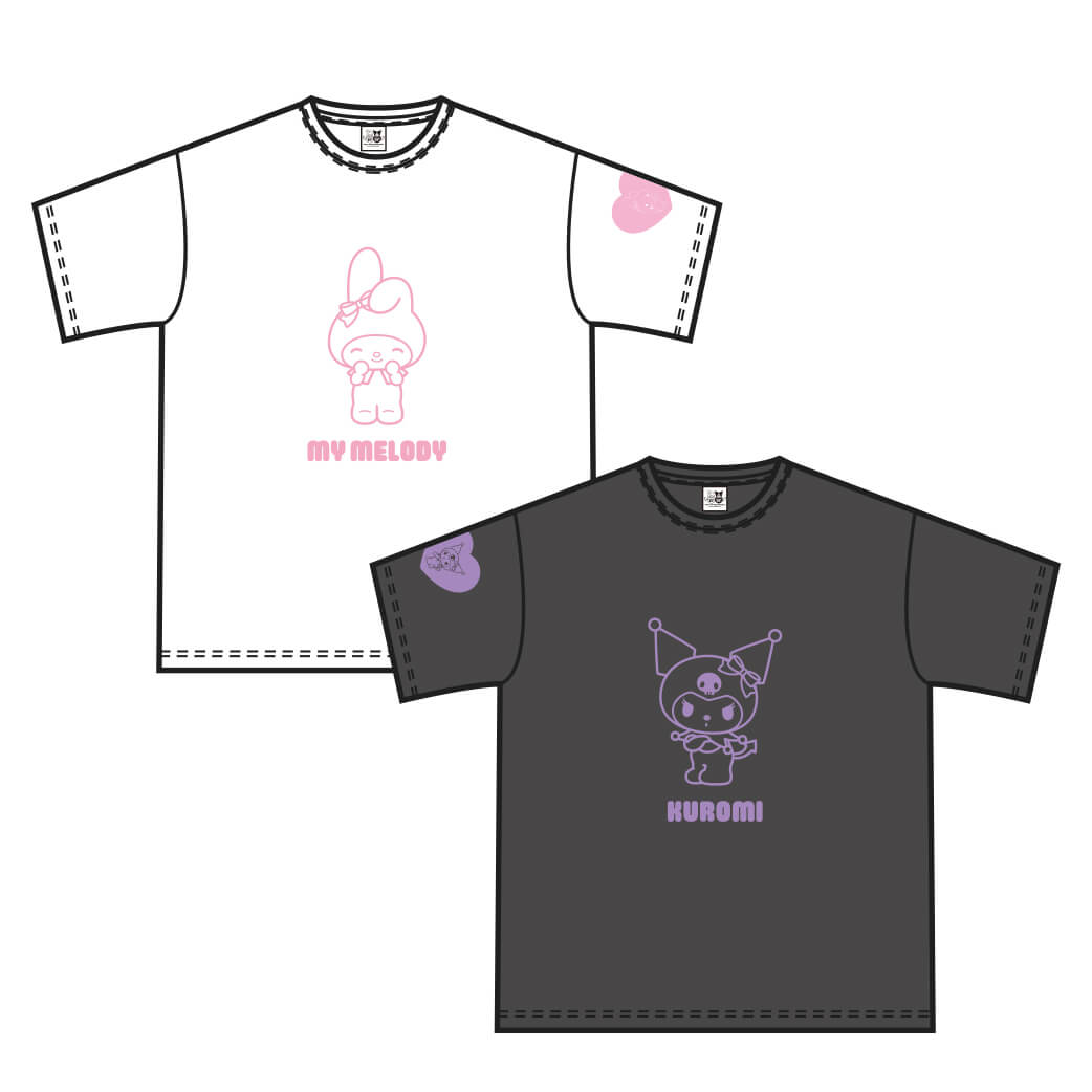 『MY MELODY ♡ KUROMI ANNIVERSARY PARTY』-Tシャツ