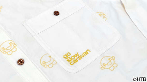 go slow caravan onちゃん柄シャツ(C)HTB