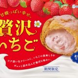シュークリーム専門店「ビアードパパ」にて期間限定シュークリームで人気No.1の『贅沢いちご』が2025年1月1日(水)より発売！