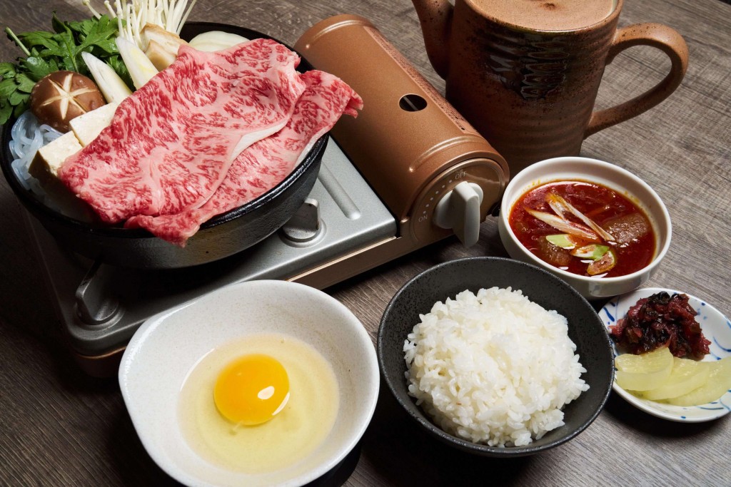 スキヤキBEEF IMPACTの『白老牛すき焼きセット(ランチ)』