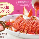 ヴィクトリアステーションにて苺づくしの『苺の大俵モンブラン』が1月16日(木)より発売！