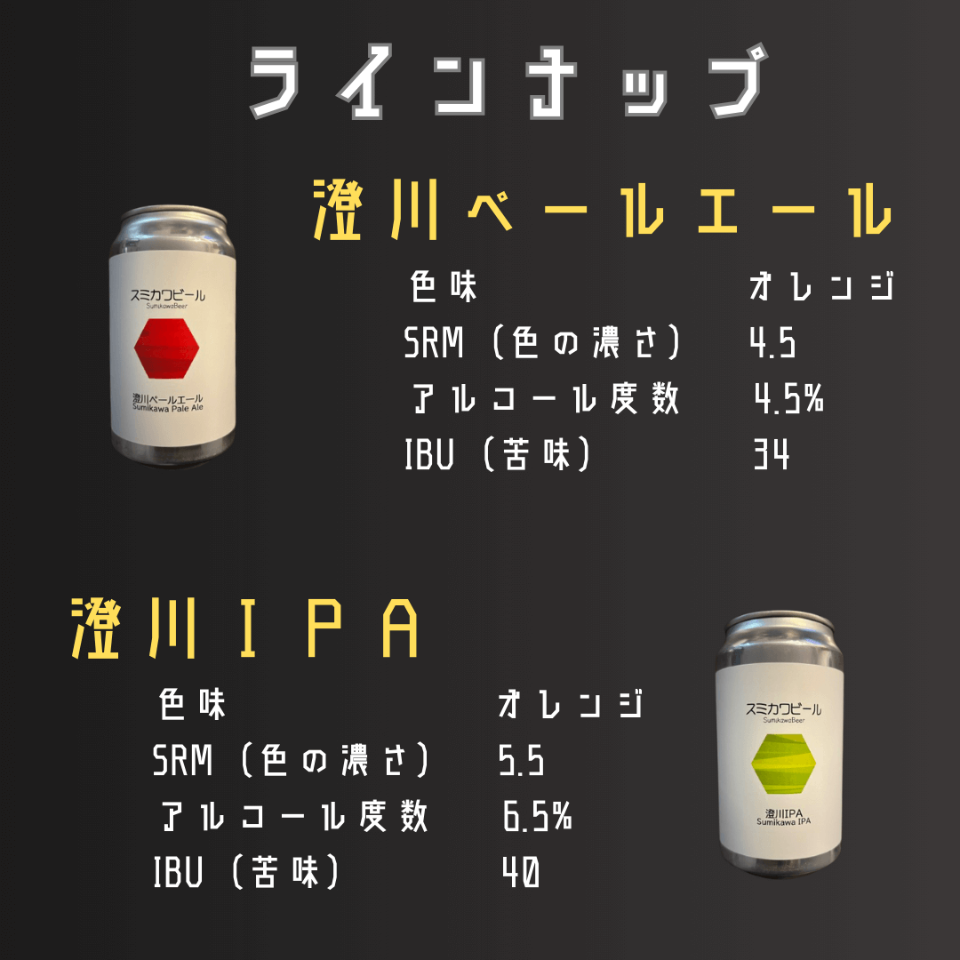 咖喱と酒場 CYKの『澄川麦酒 クラフトビール』