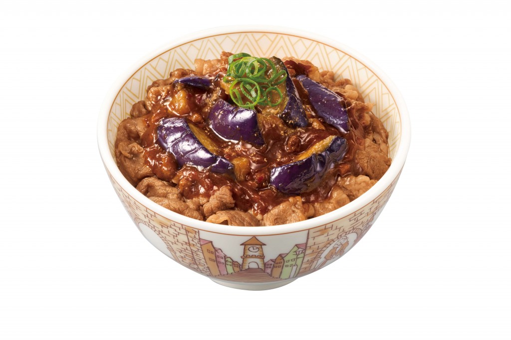 すき家の『スパイシー麻婆茄子牛丼』