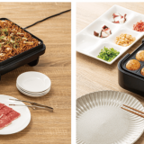ニトリの立てて収納できる「Tatte!」シリーズから『折りたためる両面ホットプレート』と『ミニフラット＆たこ焼き器』が新発売！