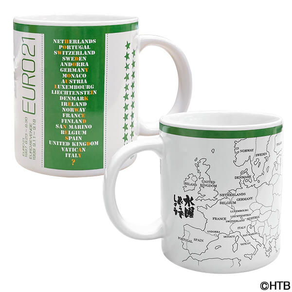 水曜どうでしょうEURO21マグカップ「グリーン」(C)HTB