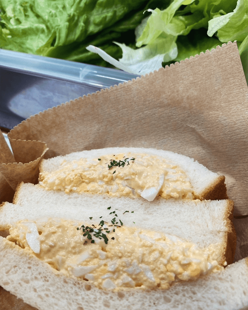 タルタル卵サンド専門店　黄白舎の『タルタル卵サンドイッチ』