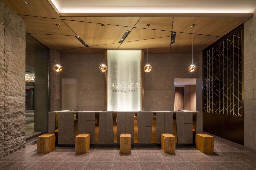SANATIO SPA SAPPORO-1階フロントの様子