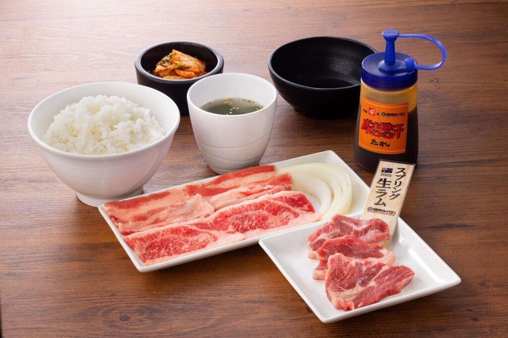 焼肉ライクの『スプリング生ラム＆バラカルビセット（肉中）』