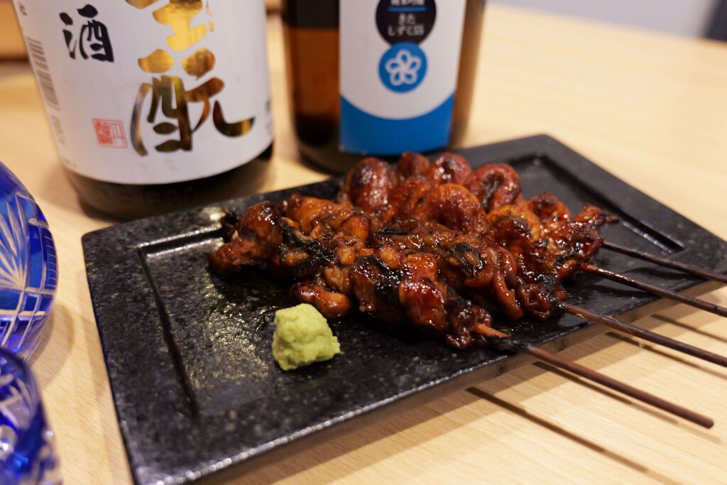 鰻のひつま屋 札幌本店の『肝串』『倶利伽羅串』
