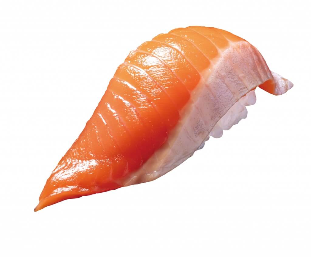 はま寿司の『三陸産 大切り銀鮭 100円(税込110円)』