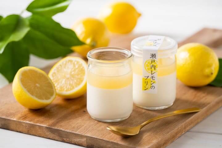 プリン本舗の『瀬戸内レモンのプリン』