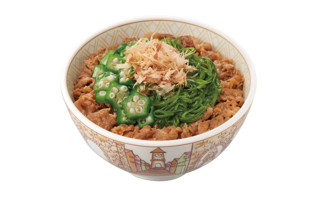 すき家の『めかぶオクラ牛丼』