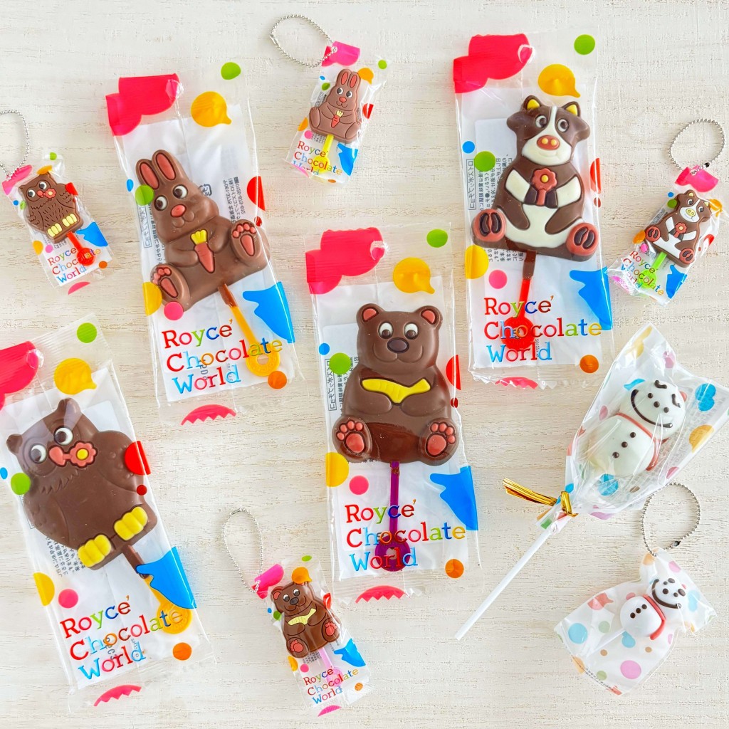 ロイズ チョコレートワールドの『ミニチュアチャーム』-人気のチョコレートをリアルに再現