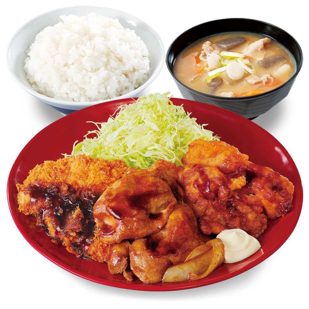 かつやの『豚DX(デラックス)定食』