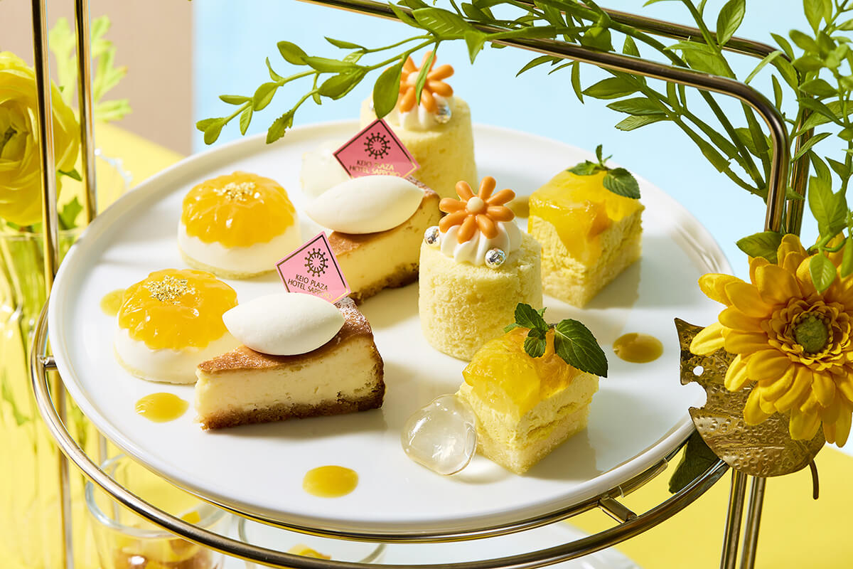 京王プラザホテル札幌の『シマエナガランチ夏～Like Afternoon Tea～』-アシェットデセール