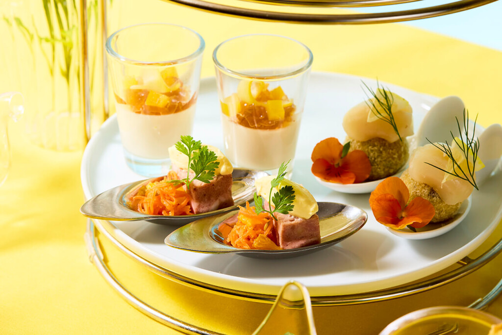 京王プラザホテル札幌の『シマエナガランチ夏～Like Afternoon Tea～』-オードブル