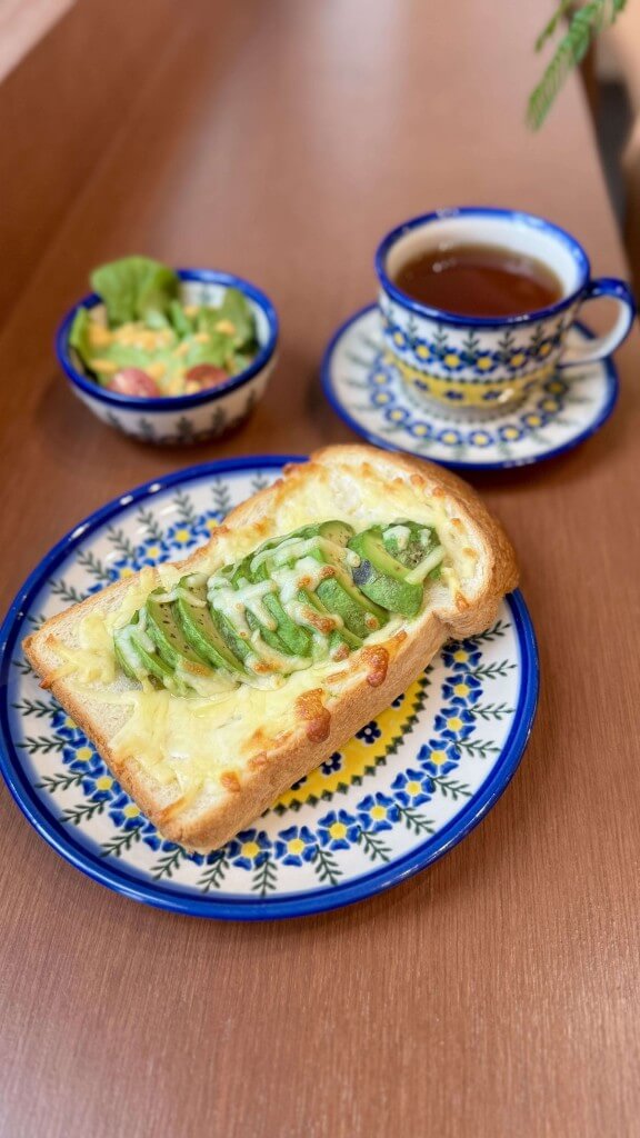 cafe&bar POLSKA(ポルスカ)の『アボカドチーズトーストset』