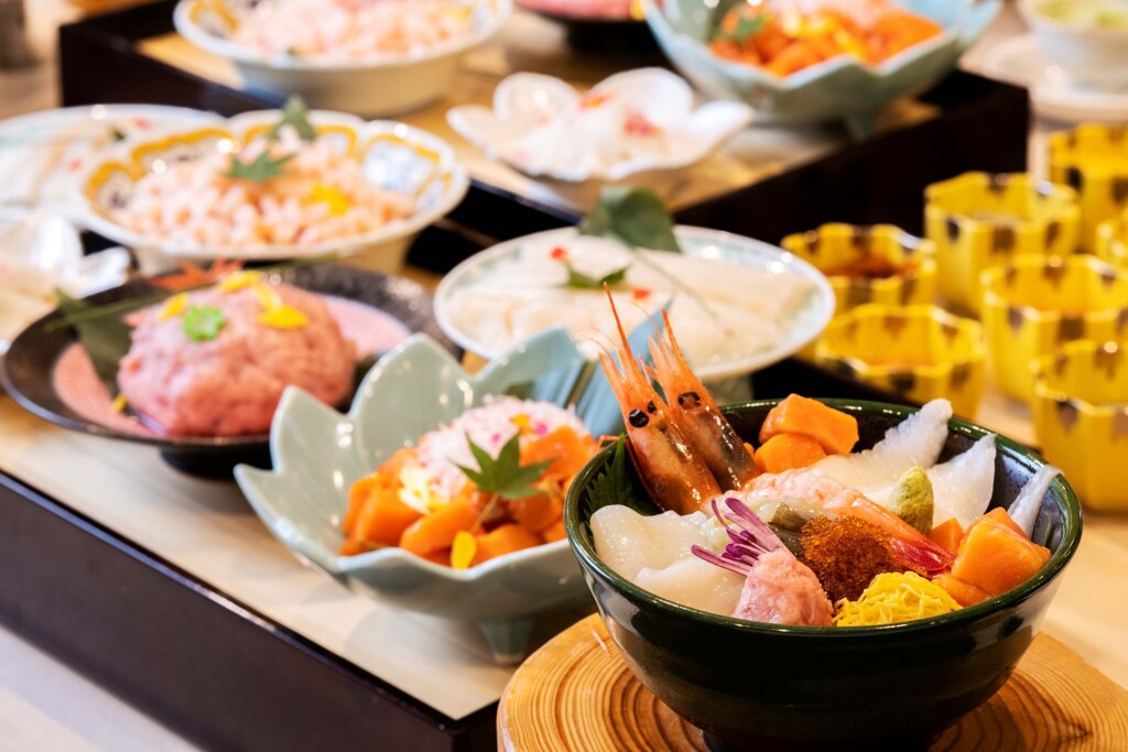 定山渓 鹿の湯-花もみじ3階「もみじ堂」朝食イメージ