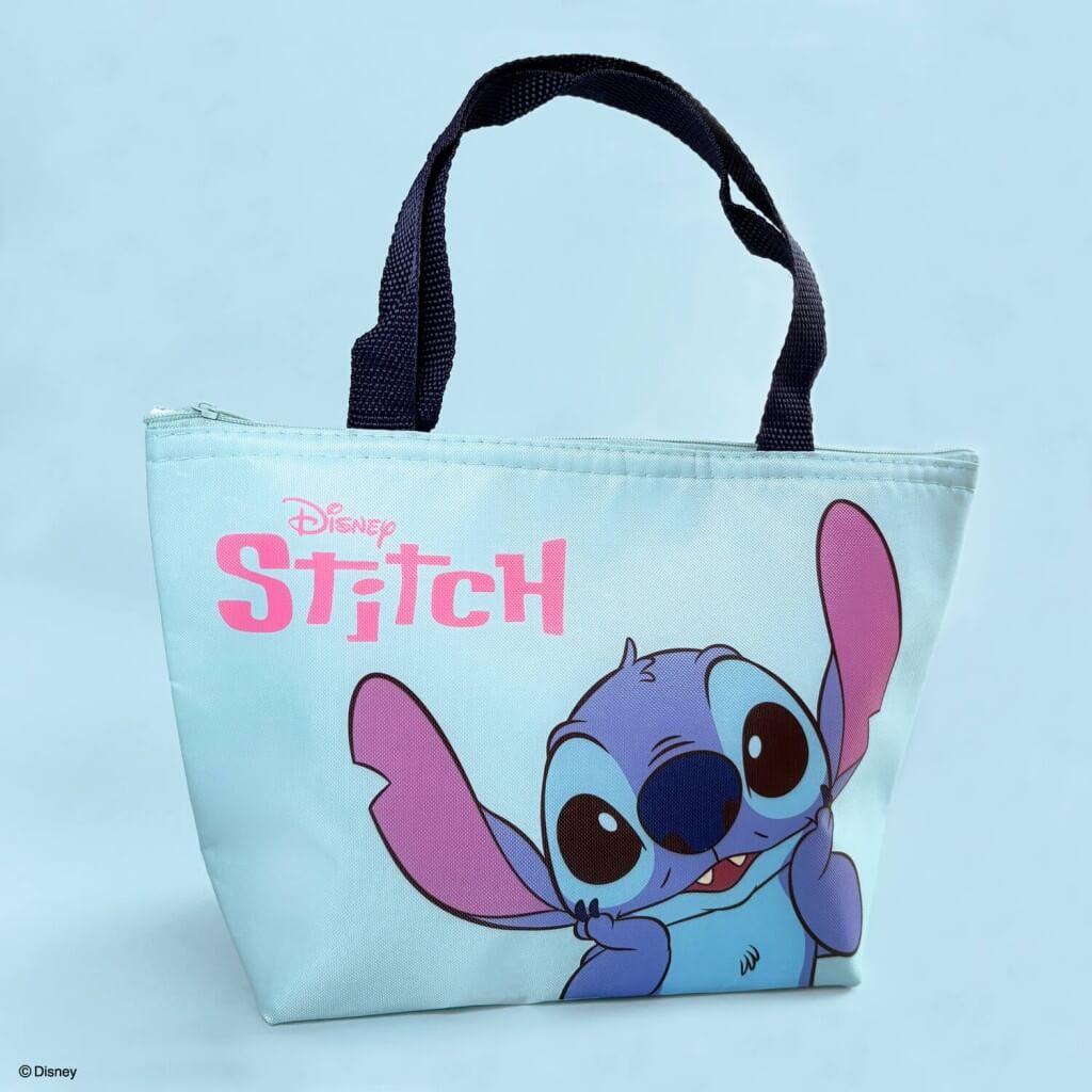 キャンドゥの「スティッチ」デザイングッズ『保冷トートバッグ』