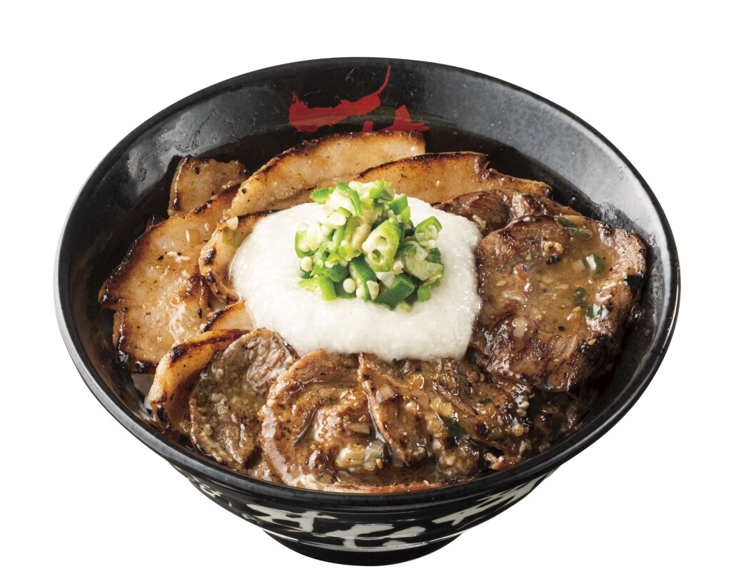 すた丼屋の『ぶっかけ牛タン豚トロ丼 腹八分目盛り』