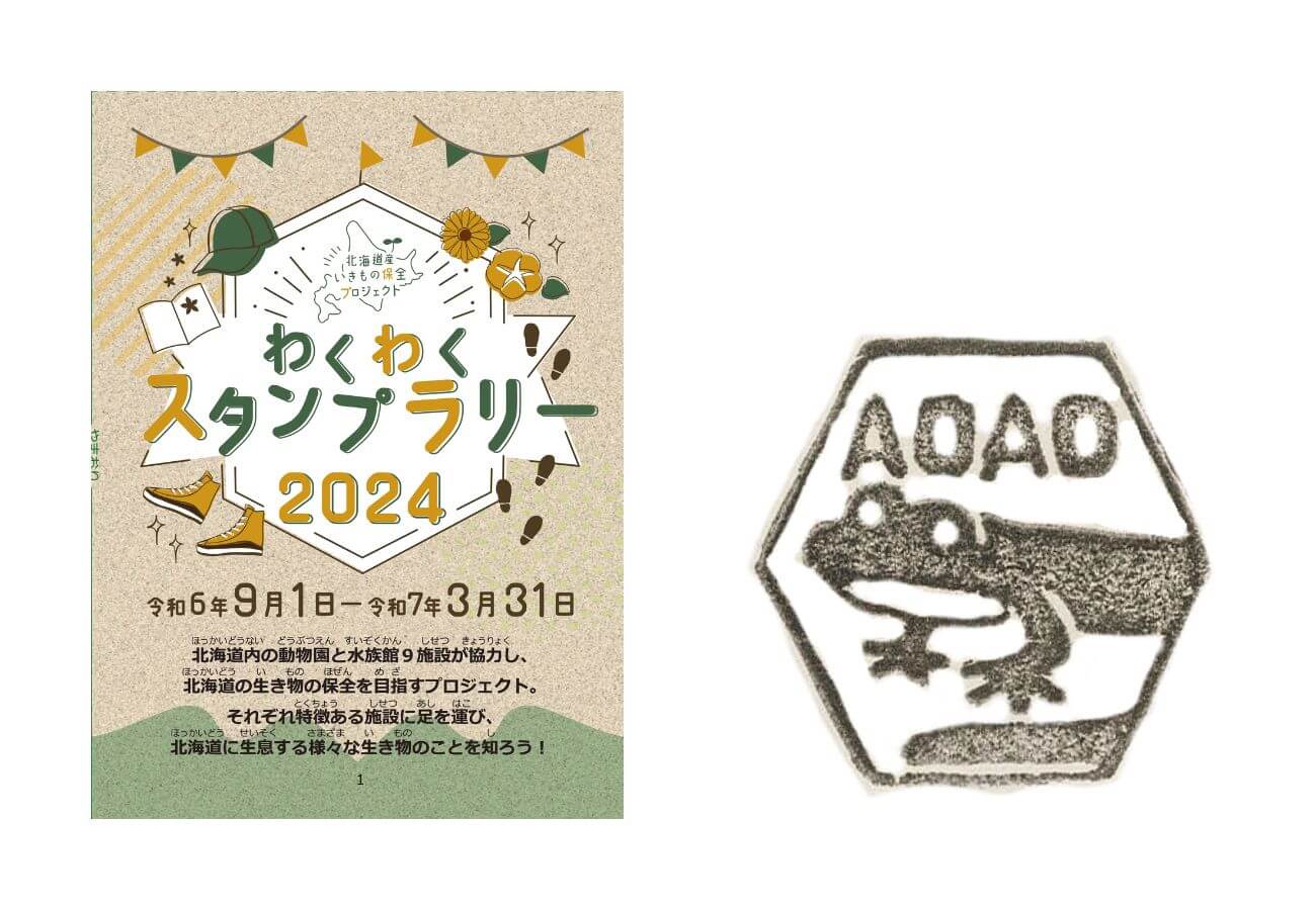 AOAO SAPPOROの「キタサンショウウオ」スタンプ