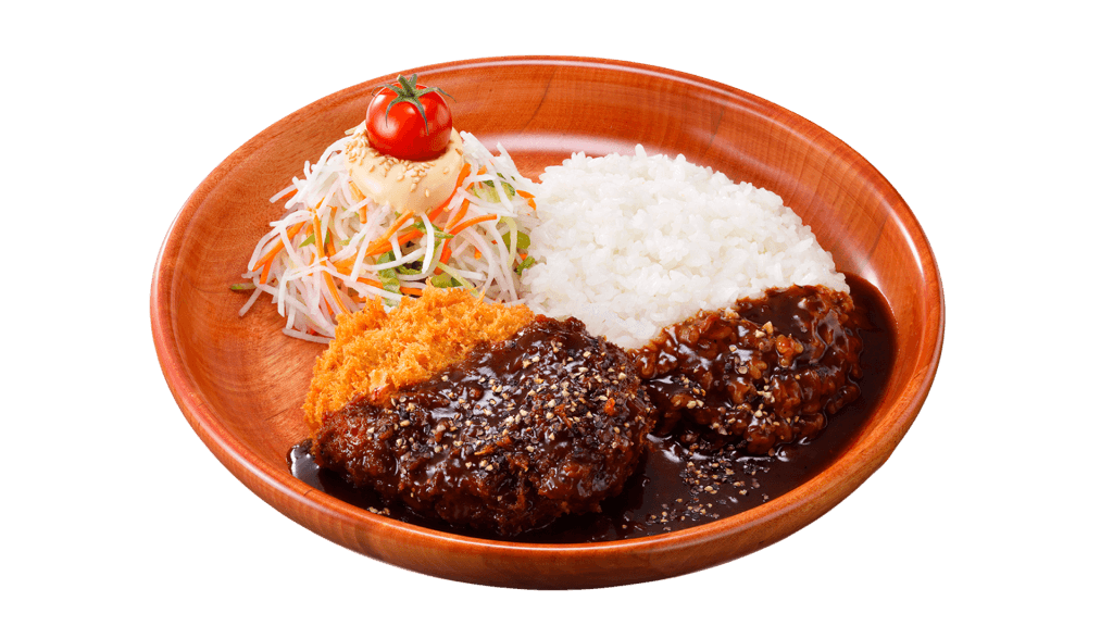 びっくりドンキーの『メンチカツペッパーソースディッシュ』