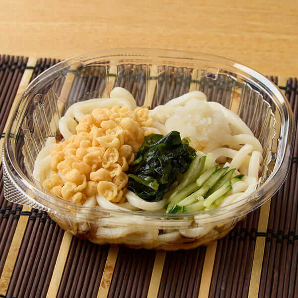 ファミリーマートの『北海道産小麦の小麦粉使用　冷したぬきうどん／冷しぶっかけうどん』