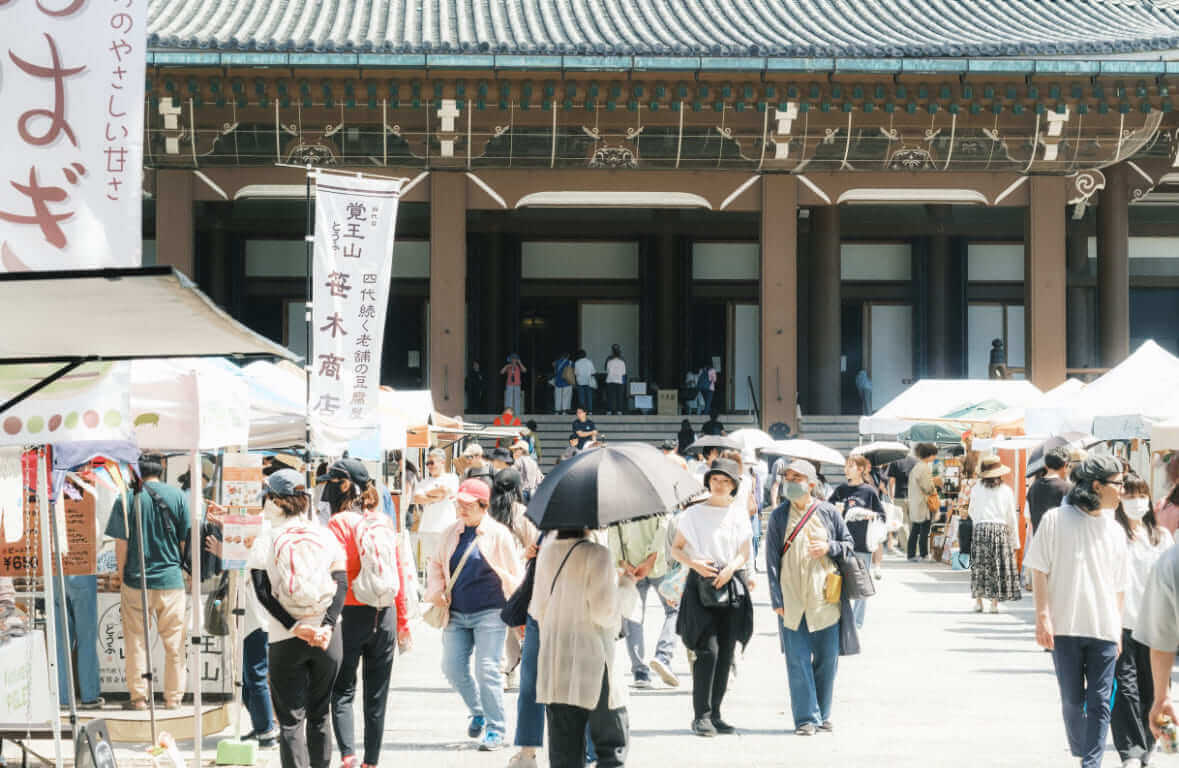 ひがほん暮らしの朝市 ※会場イメージ