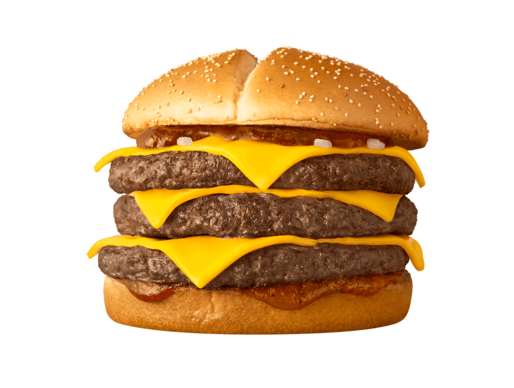 マクドナルドの『炙り醤油風 トリプル肉厚ビーフ』
