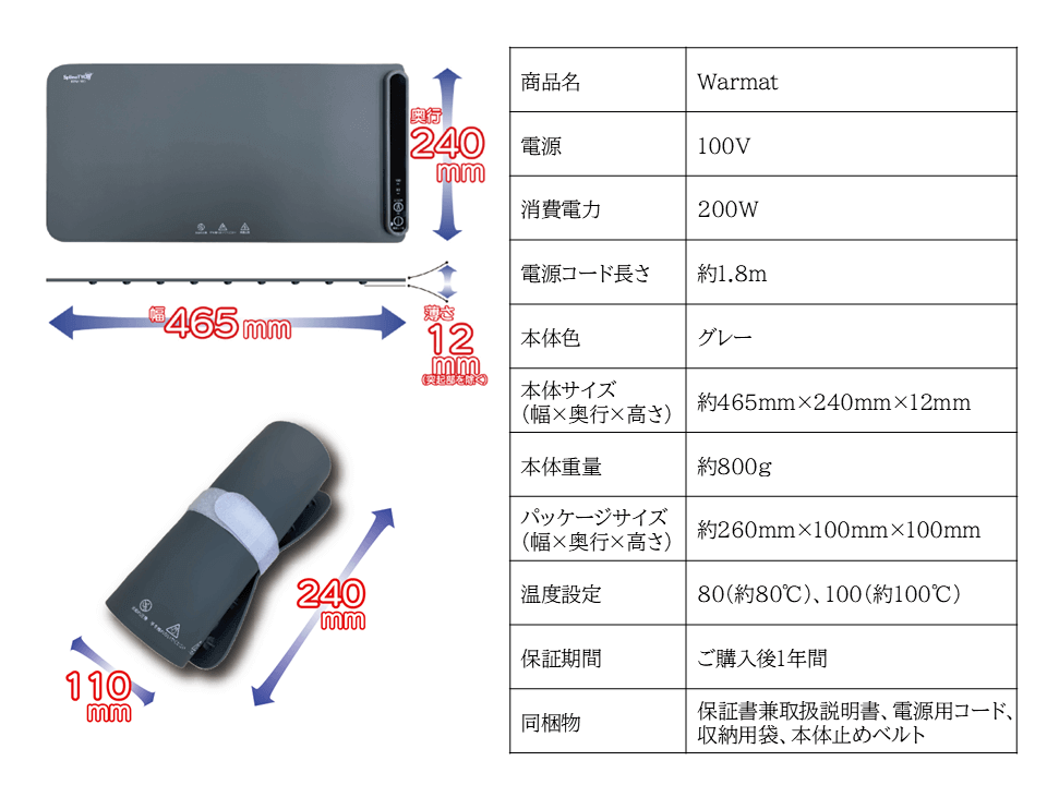『フードウォーマー Warmat』